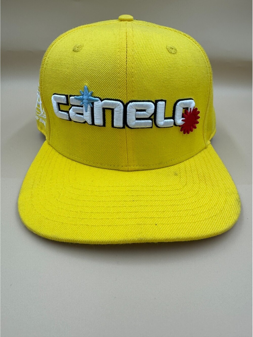 Canelo Álvarez Official Yellow Snapback Hat Never Stop Fighting Team Canelo Rare